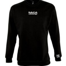 Bluză "Radical Entourage" brodat Black x White