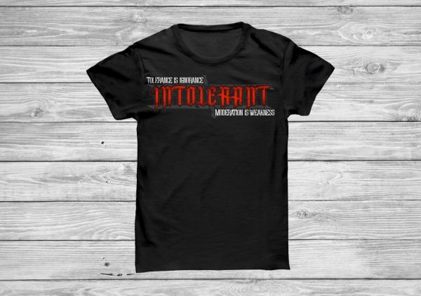 Tricou "INTOLERANT" - imagine 2