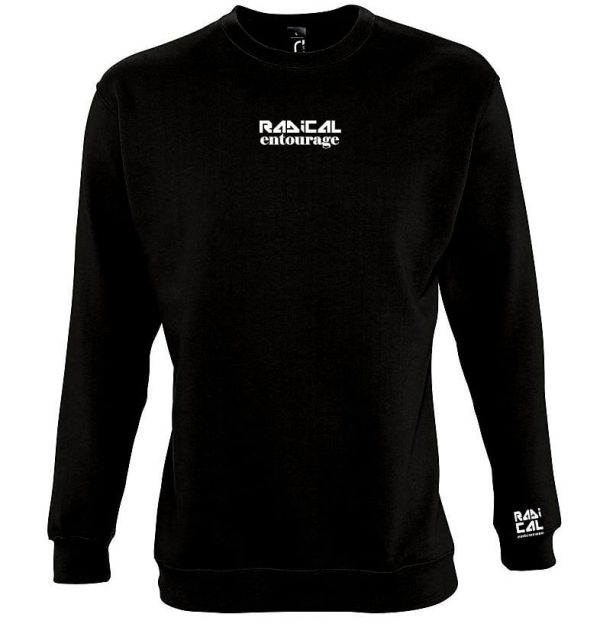 Bluză "Radical Entourage" brodat Black x White