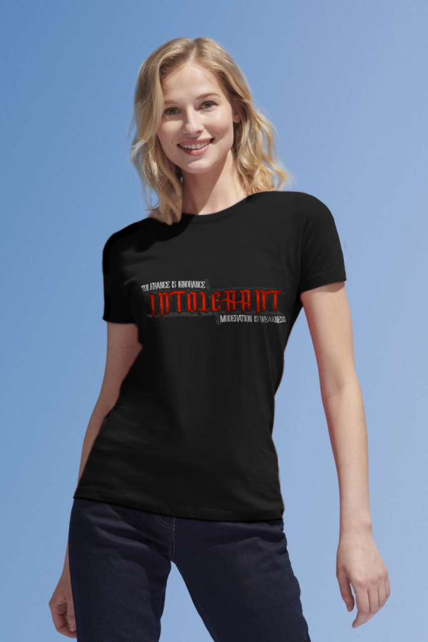 Tricou "INTOLERANT" damă