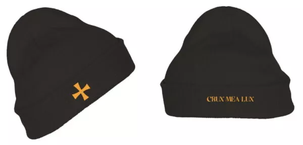 Căciulă "Crux Mea Lux" Galben