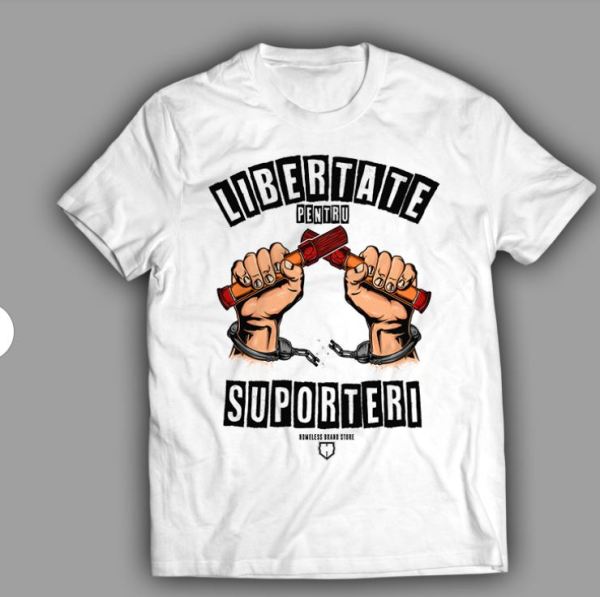 Tricou Libertate Pentru Suporteri - Alb