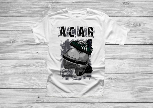 Tricou ACAB - Helmet - Alb