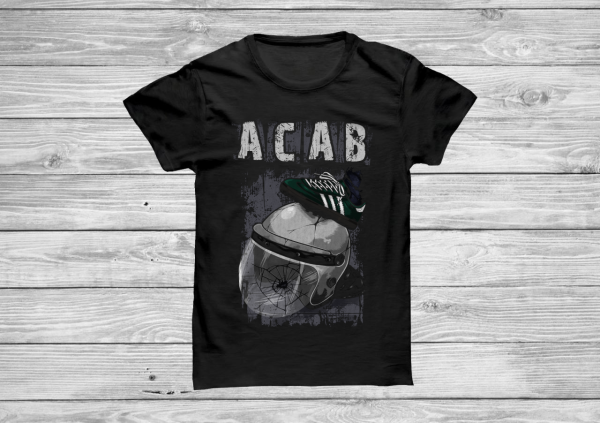 Tricou ACAB - Helmet - Negru
