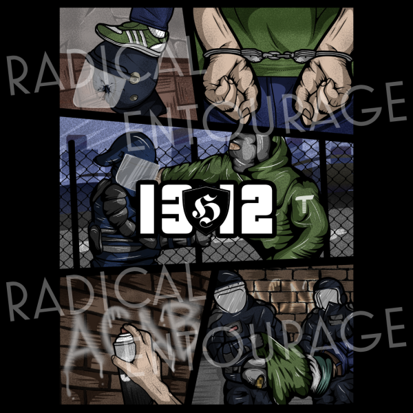 Tricou 1312 - GTA - Negru - imagine 2