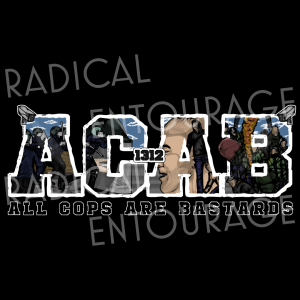 Tricou ACAB Face to Face - Negru - imagine 2