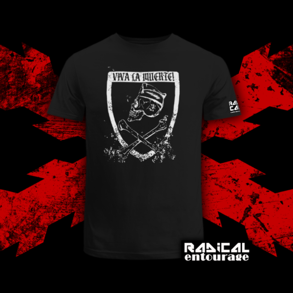 Tricou Viva la muerte - Negru