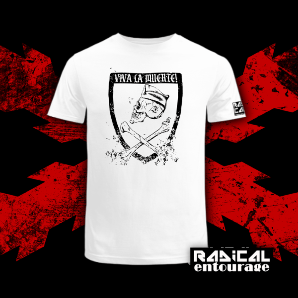 Tricou Viva la muerte - Alb