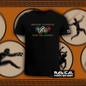 Tricou Radical Olympics - Negru
