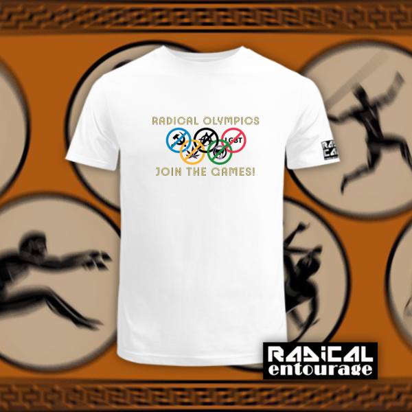 Tricou Radical Olympics - Alb