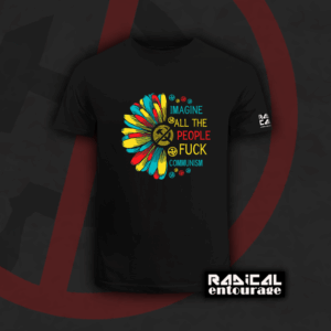 Tricou "Imagine" - Negru