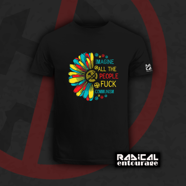 Tricou "Imagine" - Negru