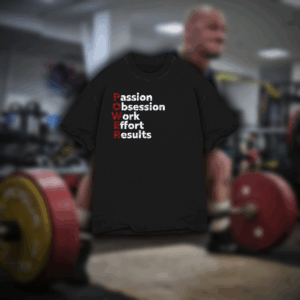 Tricou oversize POWER - negru