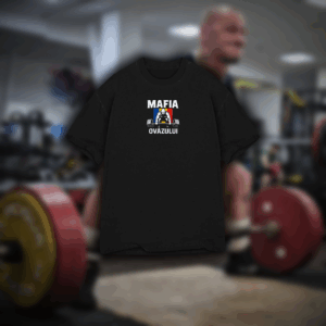 Tricou Mafia Ovăzului - Oversize - Negru