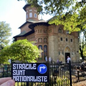 Set 100 stickere Străzile sunt naționaliste