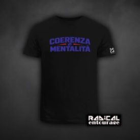 Tricou Coerenza e mentalità - Albastru/Rosu