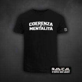 Tricou Coerenza e mentalità - Alb/Negru