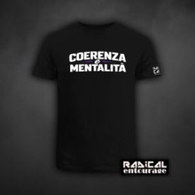 Tricou Coerenza e mentalità - Alb/Violet