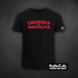 Tricou Coerenza e mentalità - Rosu/Albastru