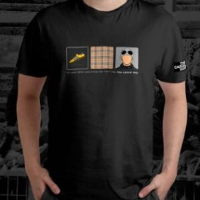 Tricou The Right Way - Galben/Albastru