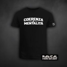 Tricou Coerenza e mentalità - Alb/Negru