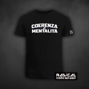 Tricou Coerenza e mentalità - Alb/Violet