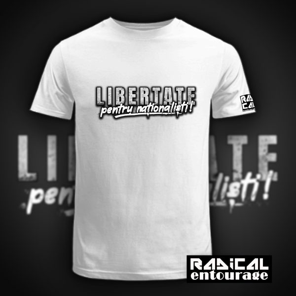 Tricou Libertate pentru naționaliști - Alb - imagine 2
