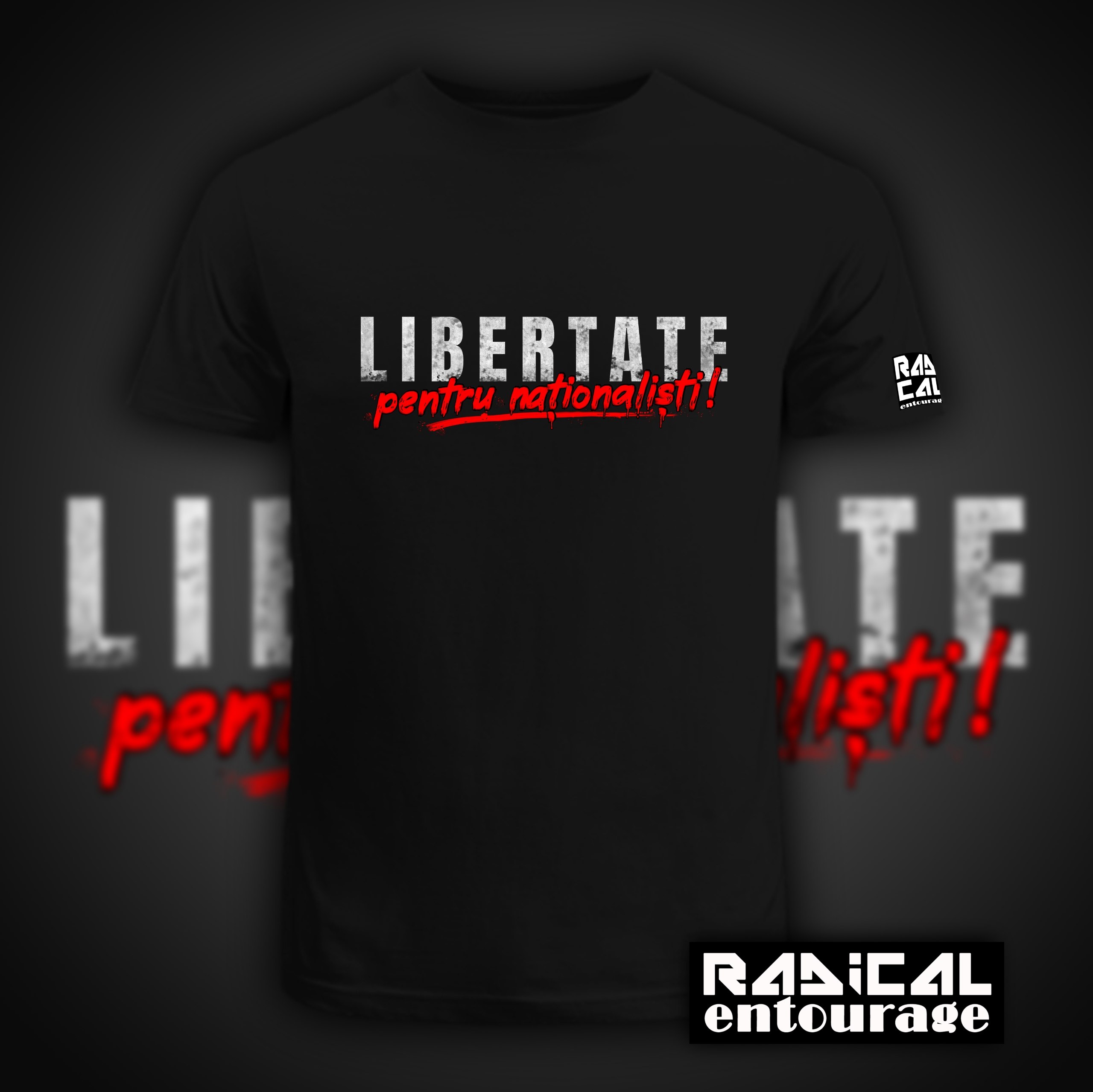 Tricou Libertate pentru naționaliști - Negru - imagine 5