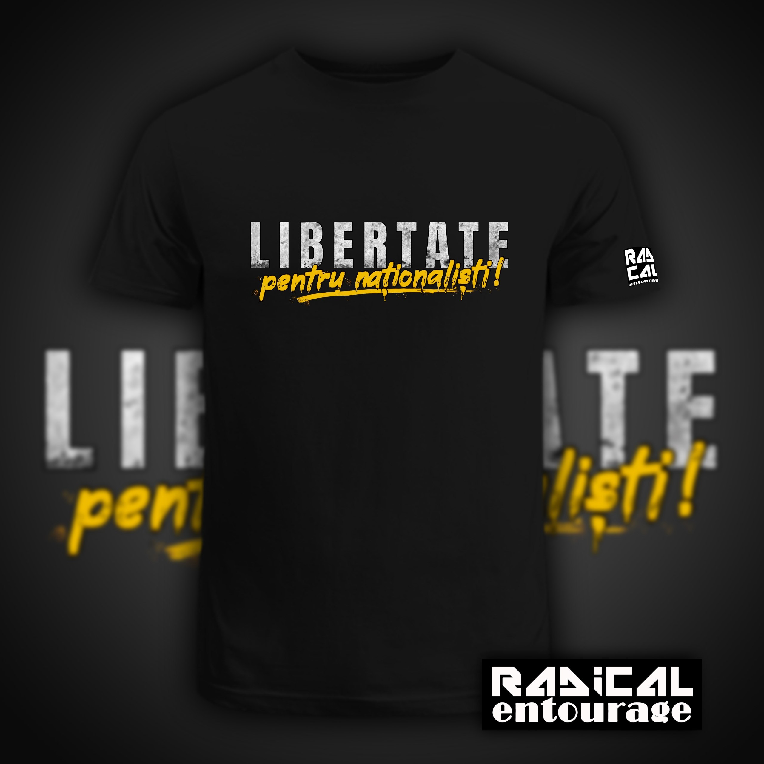 Tricou Libertate pentru naționaliști - Negru - imagine 4