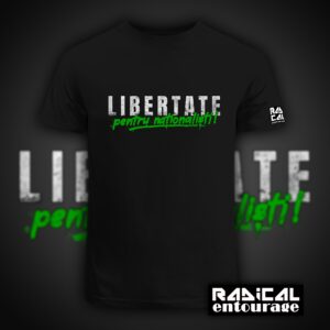Tricou Libertate pentru naționaliști - Negru