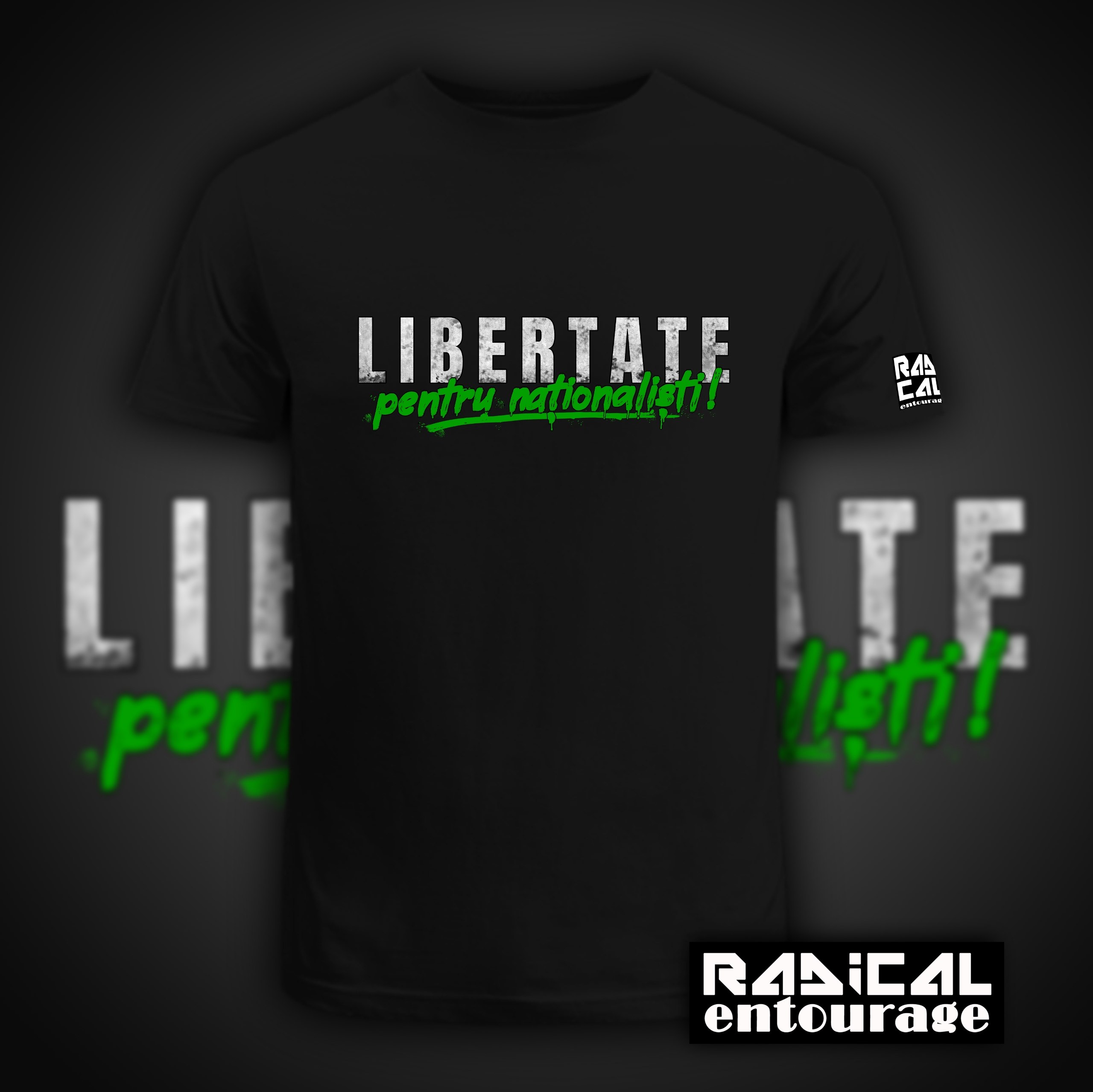 Tricou Libertate pentru naționaliști - Negru