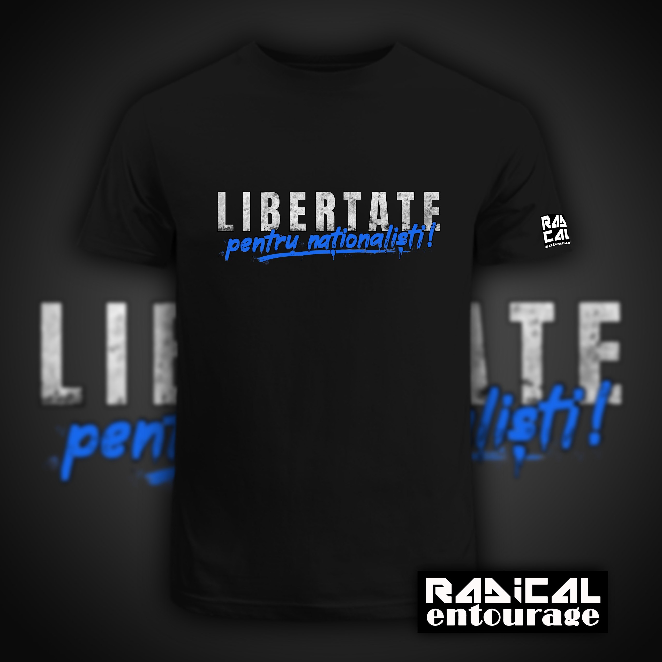 Tricou Libertate pentru naționaliști - Negru - imagine 3