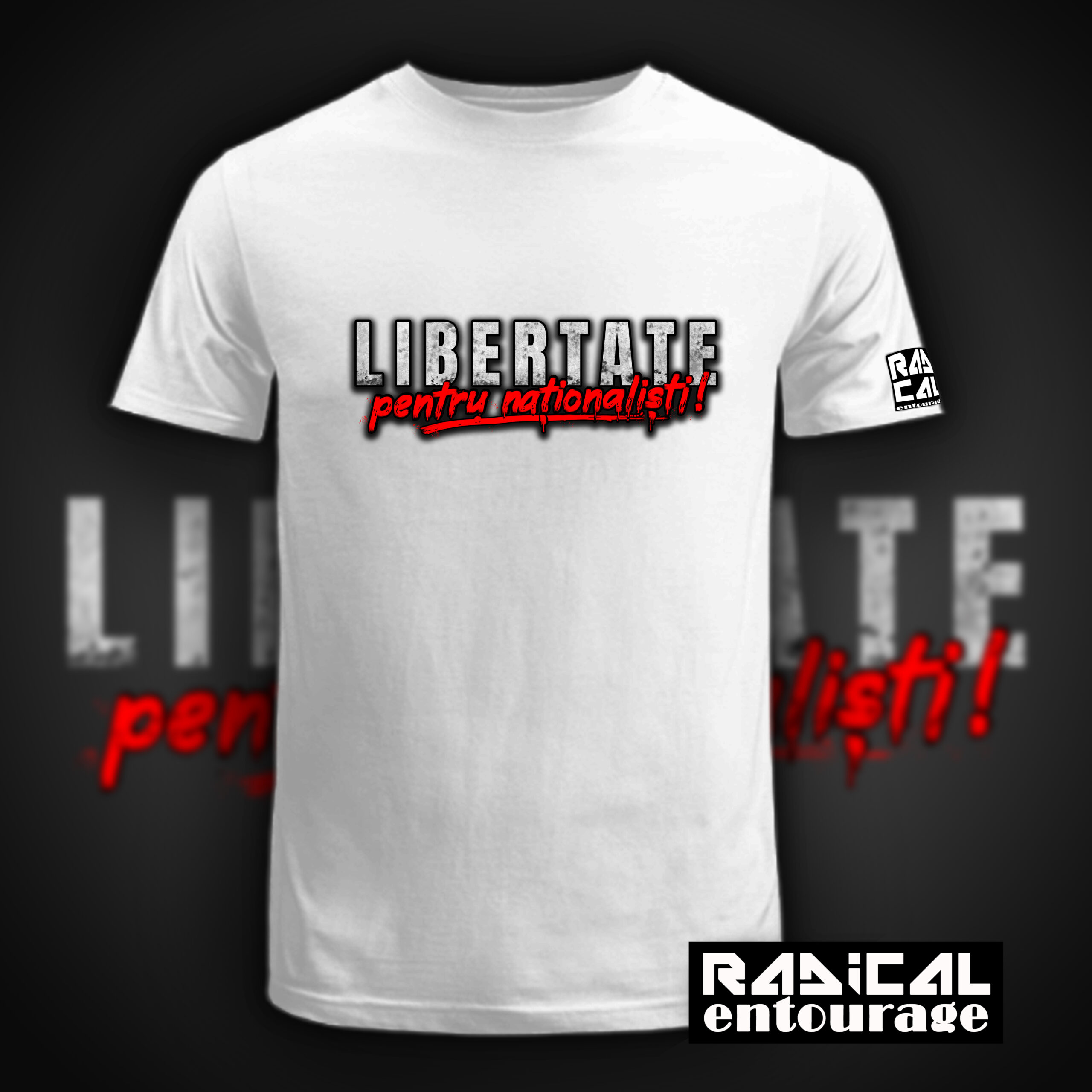 Tricou Libertate pentru naționaliști - Alb - imagine 5