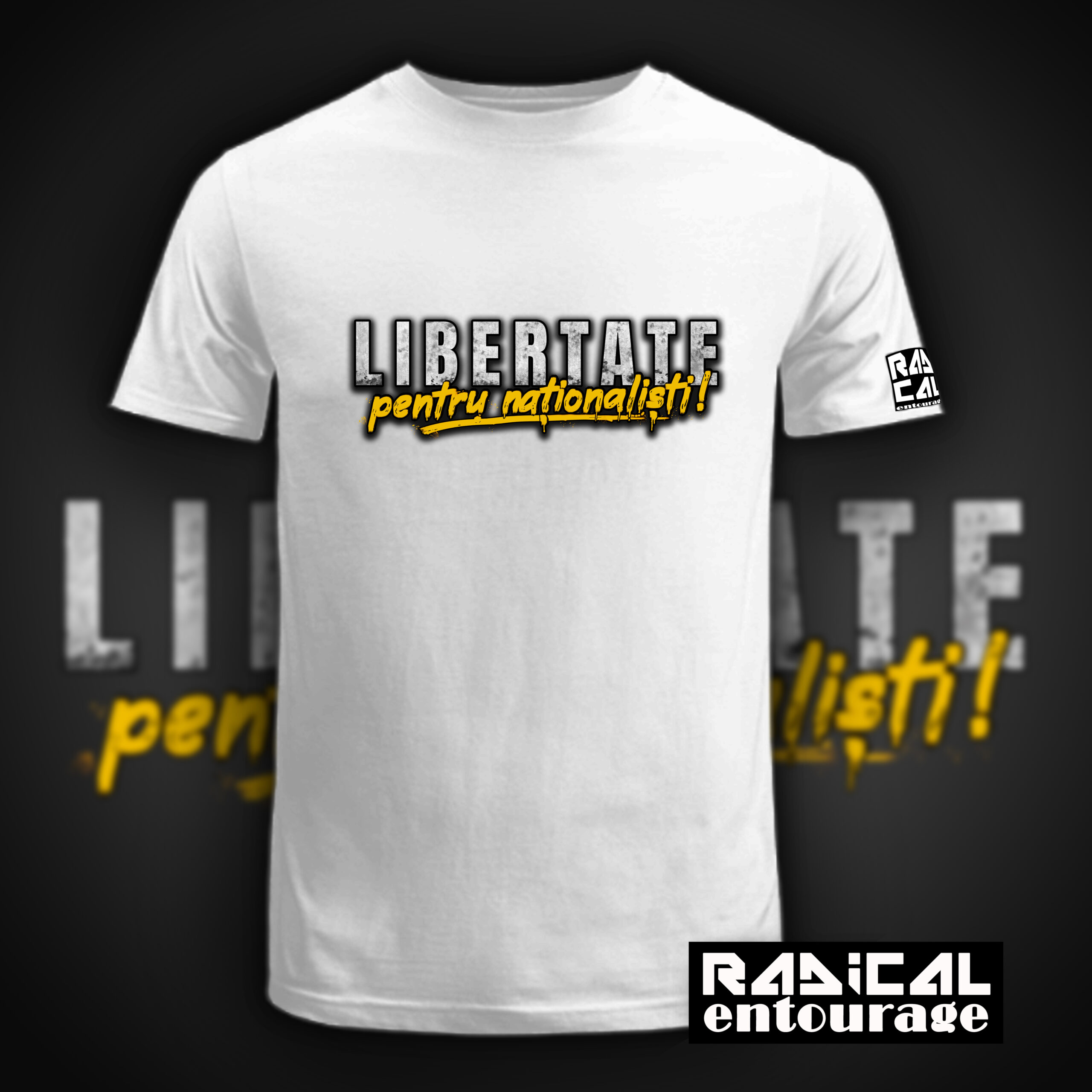 Tricou Libertate pentru naționaliști - Alb - imagine 4