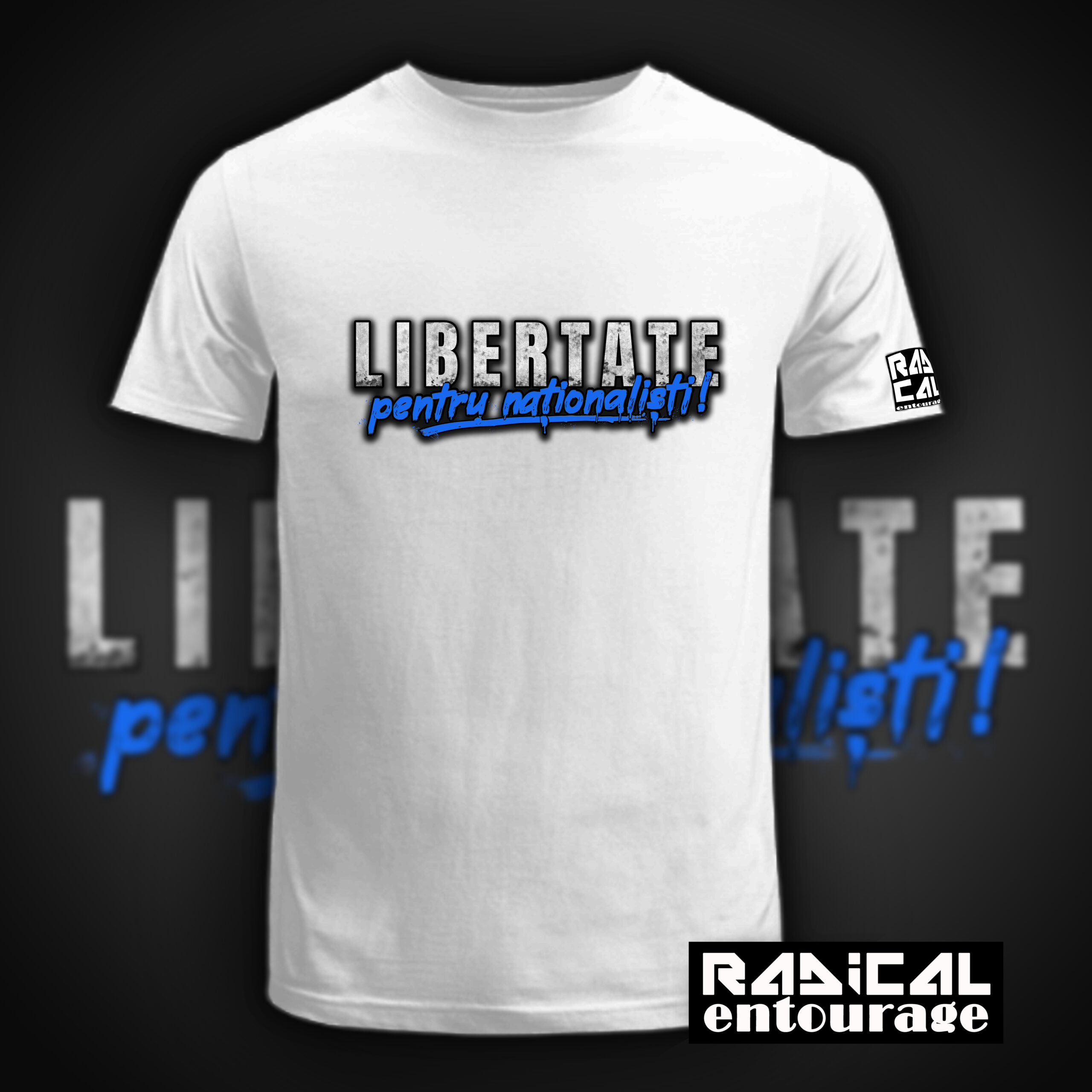 Tricou Libertate pentru naționaliști - Alb - imagine 3