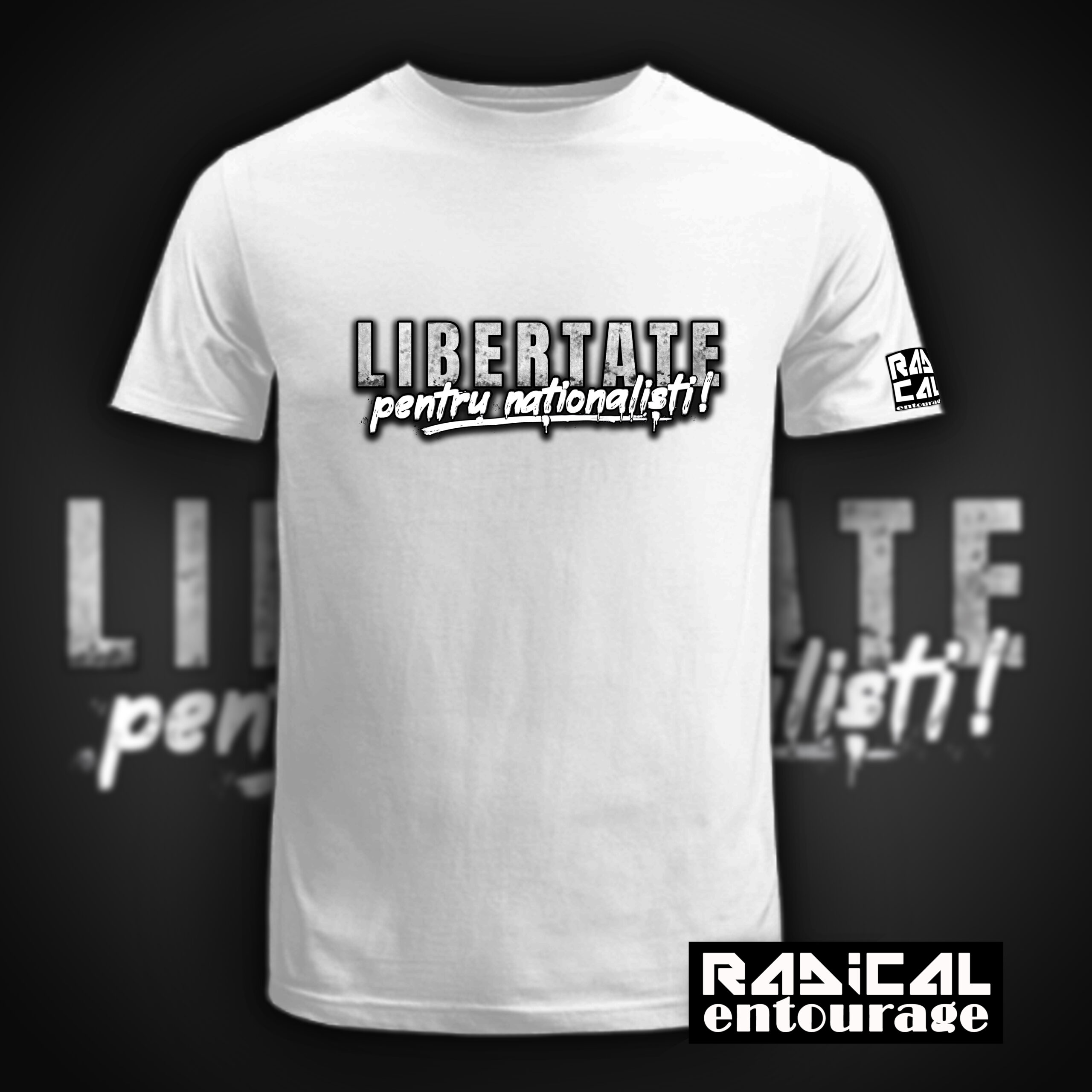 Tricou Libertate pentru naționaliști - Alb - imagine 2